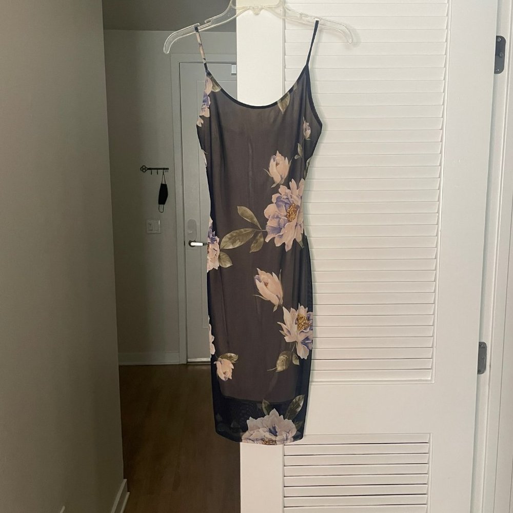 Mesh Floral Dress